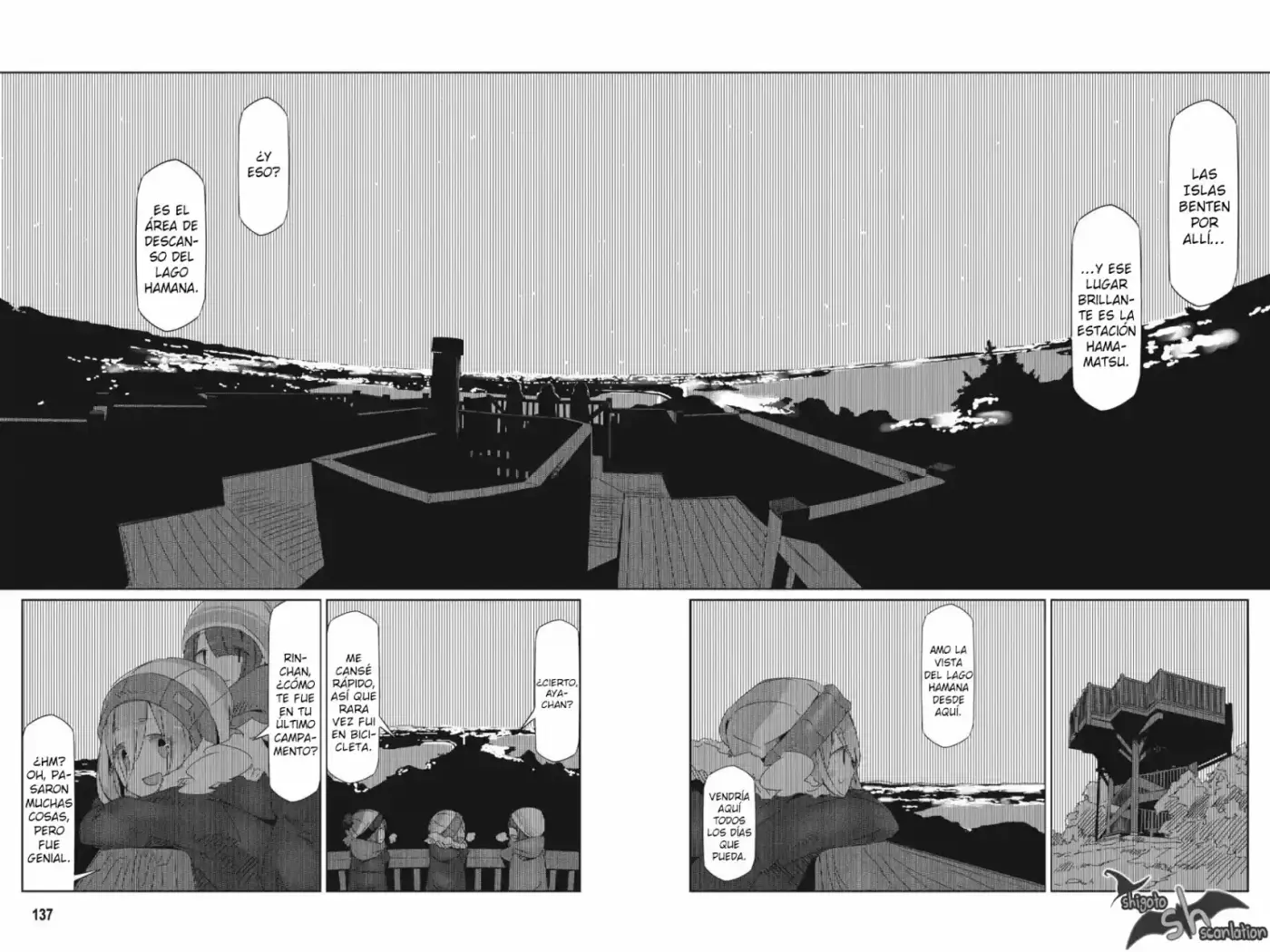 Yurucamp capítulo 28, página 20