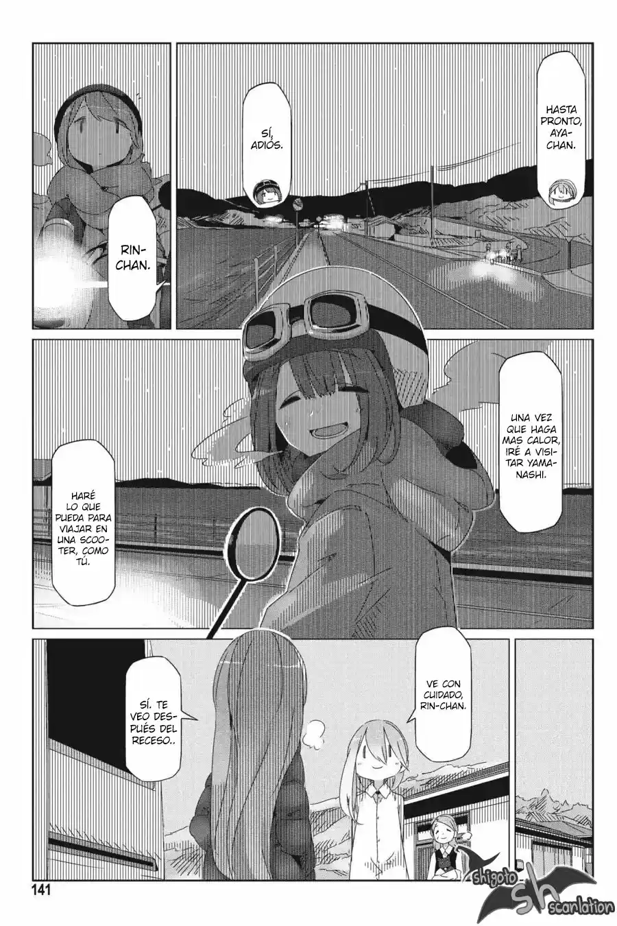 Yurucamp capítulo 28, página 24