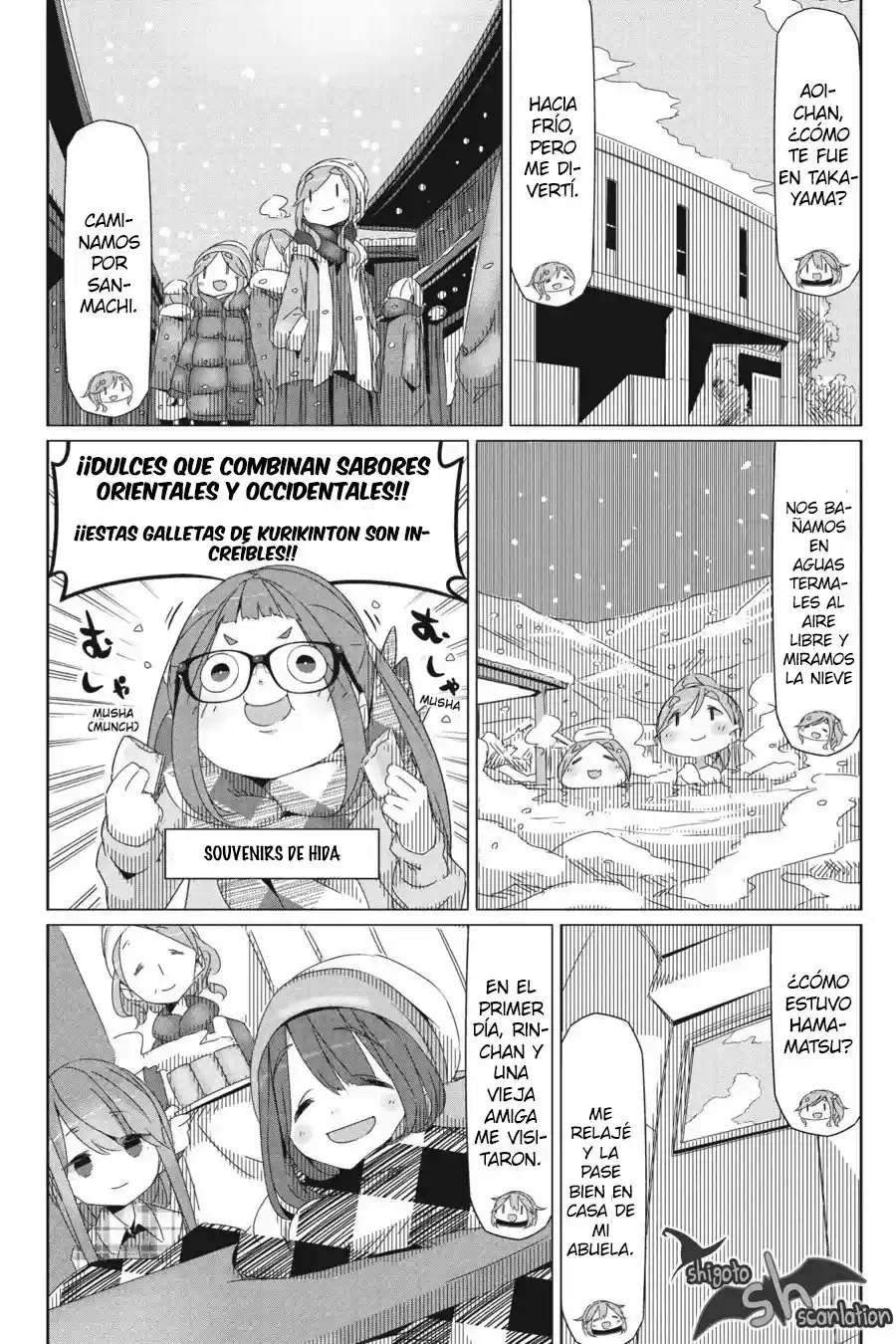 Yurucamp capítulo 29, página 4