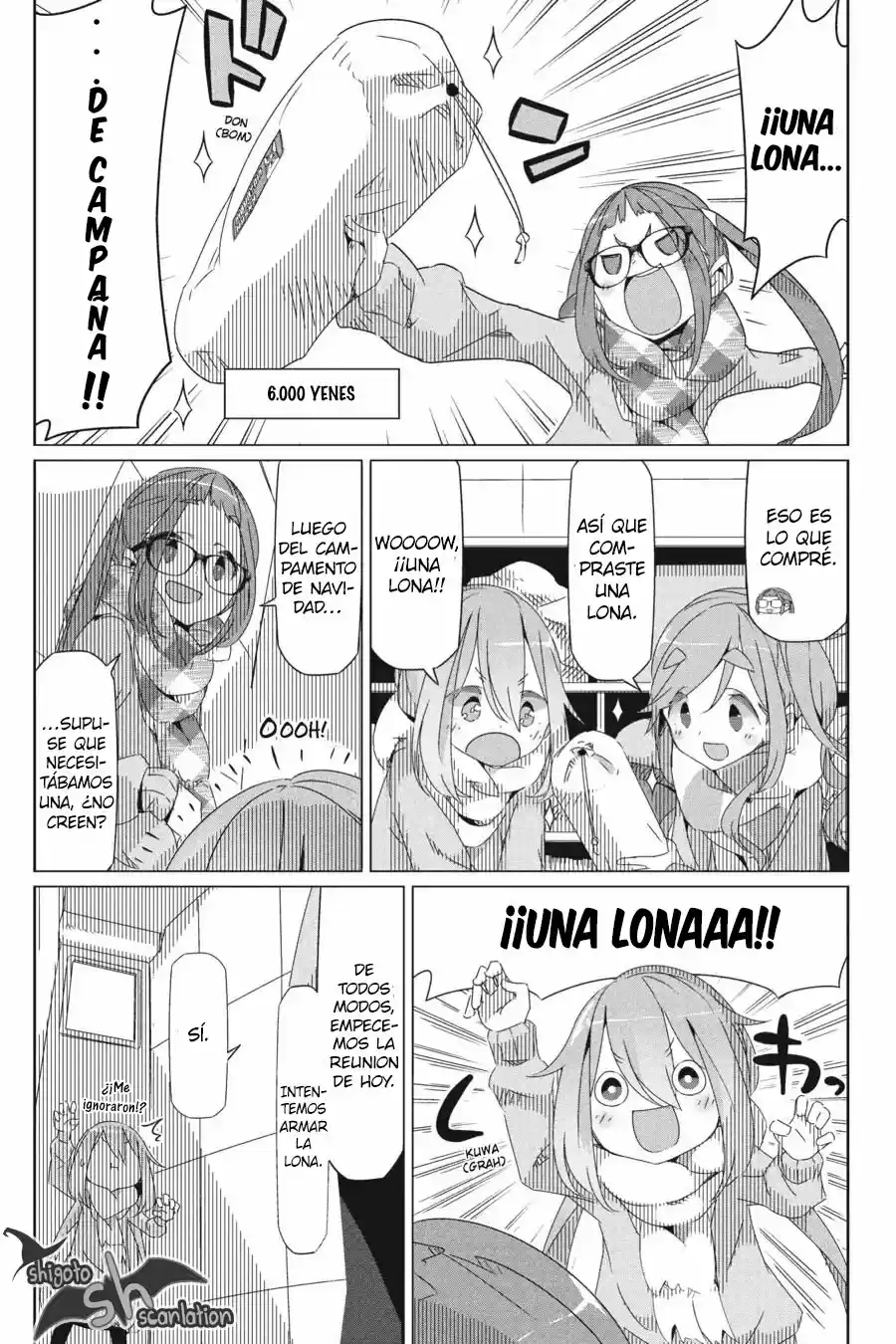 Yurucamp capítulo 29, página 7