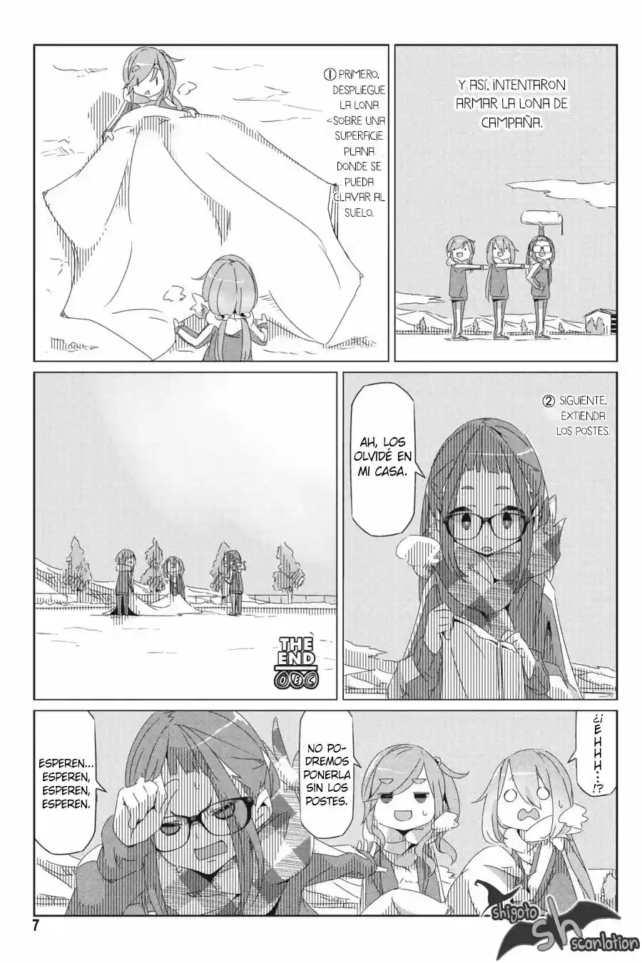 Yurucamp capítulo 29, página 8