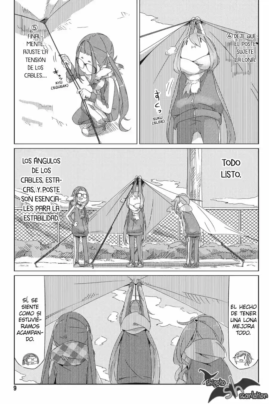 Yurucamp capítulo 29, página 10