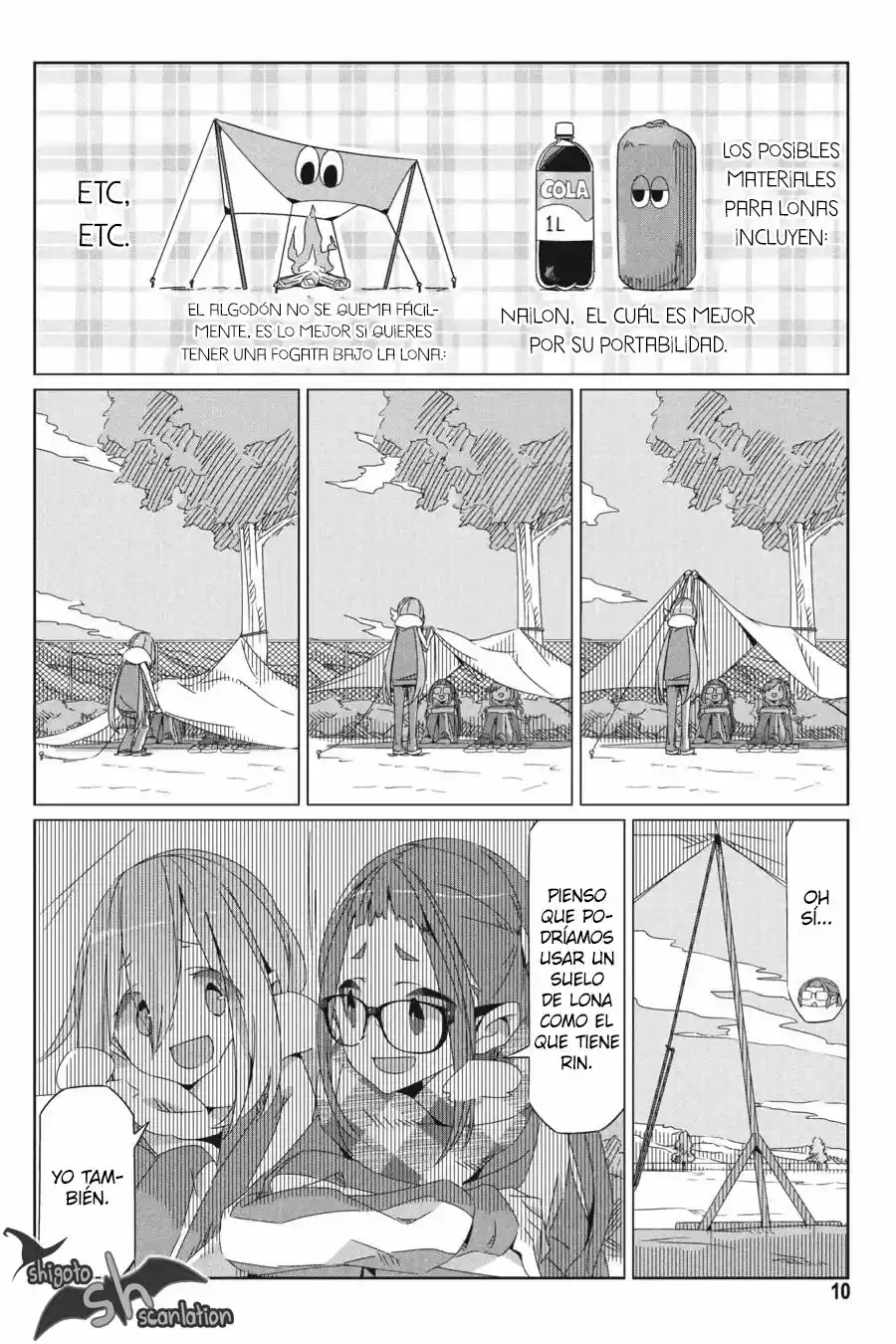 Yurucamp capítulo 29, página 11