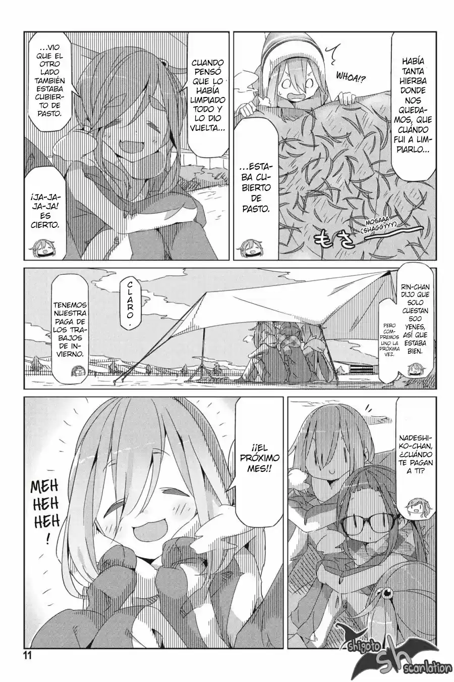 Yurucamp capítulo 29, página 12