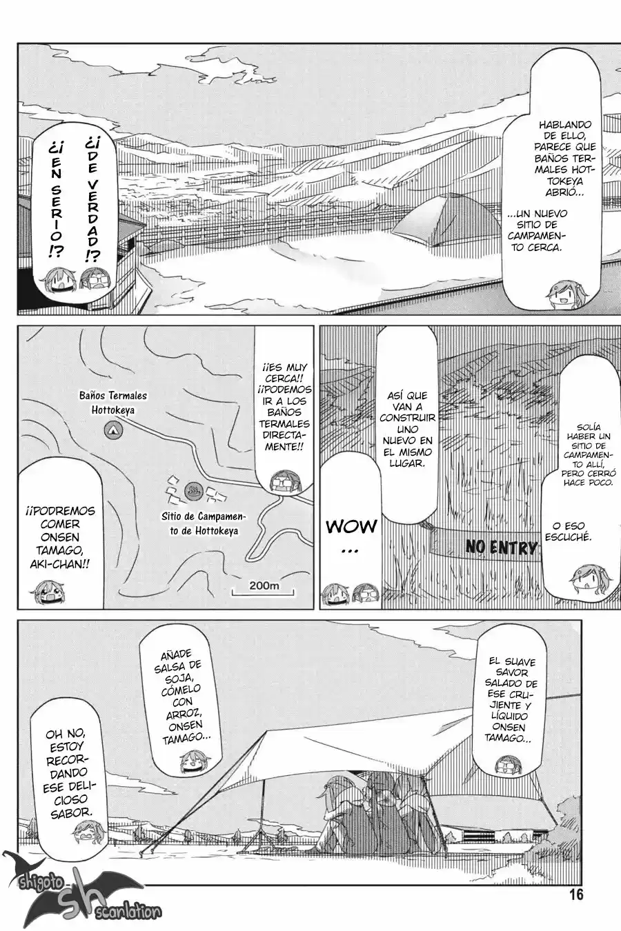 Yurucamp capítulo 29, página 17