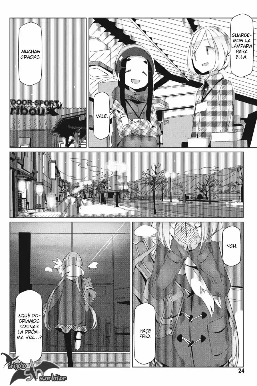 Yurucamp capítulo 29, página 24