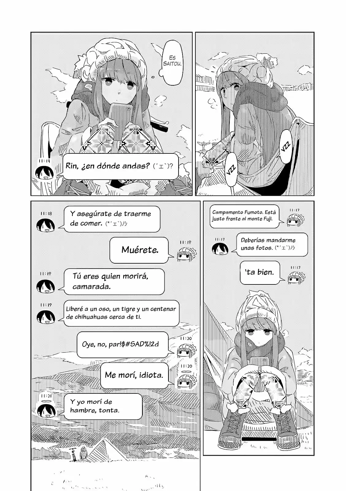 Yurucamp capítulo 3, página 7