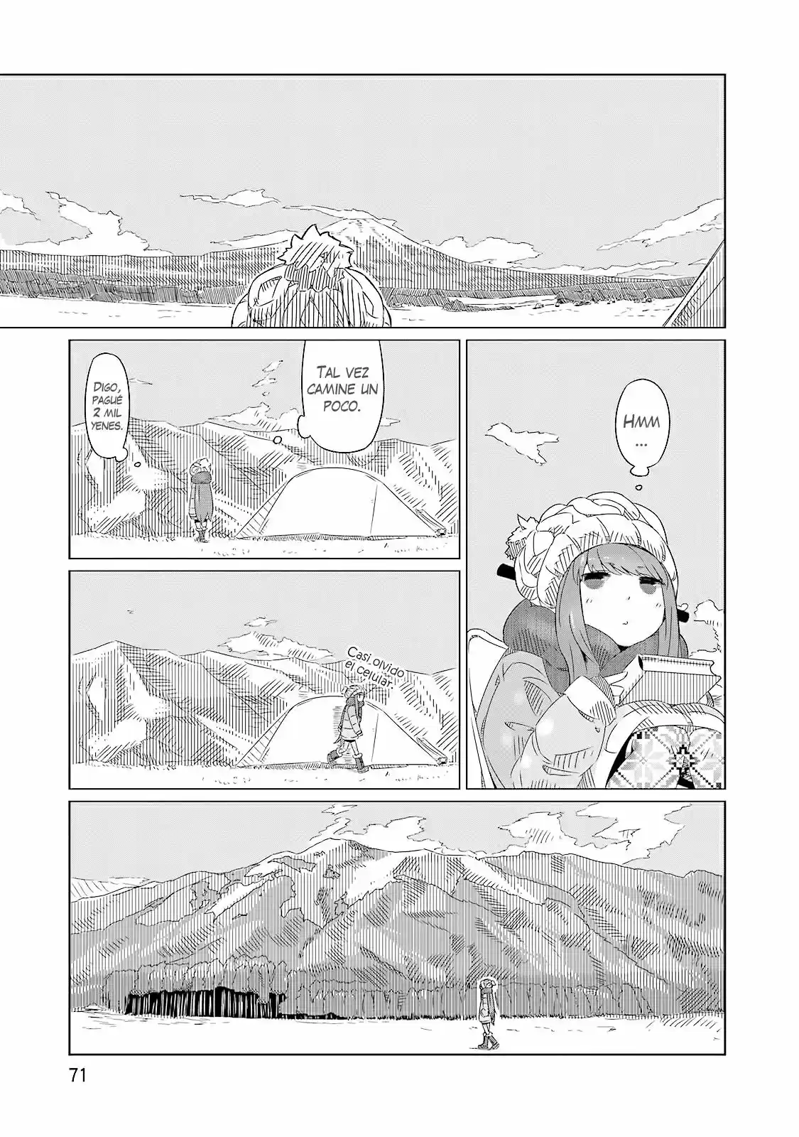 Yurucamp capítulo 3, página 9