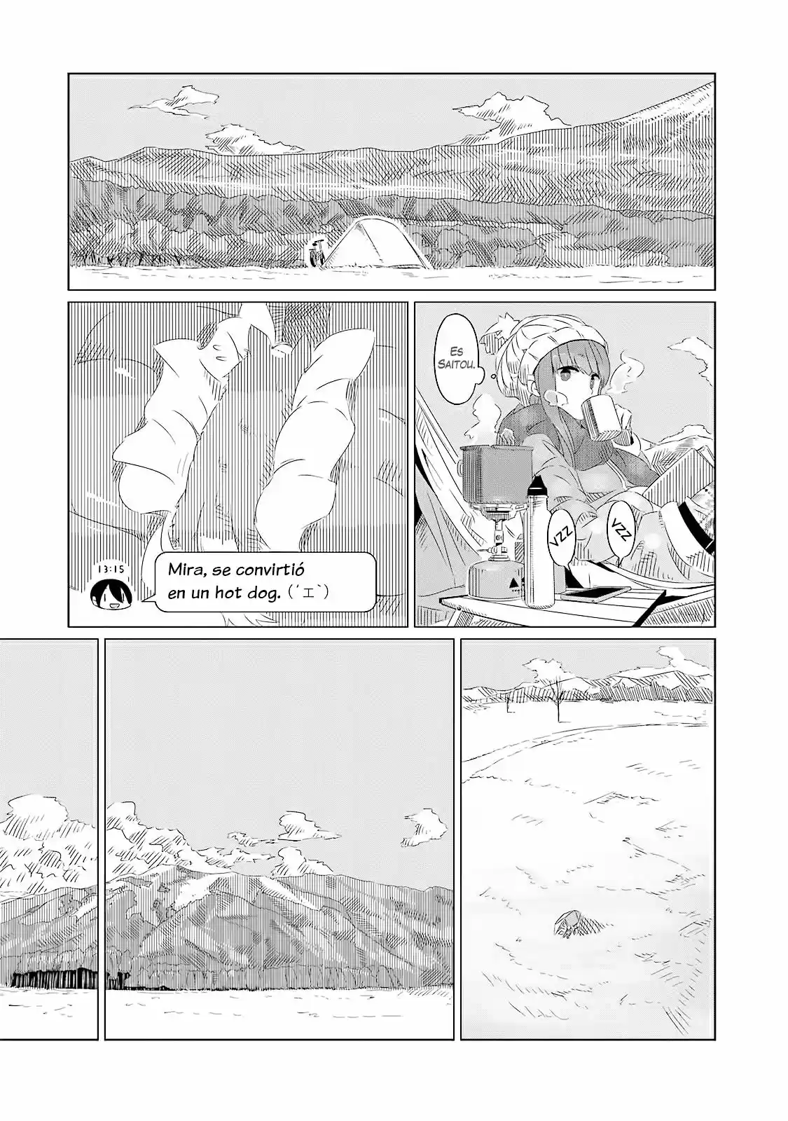 Yurucamp capítulo 3, página 19