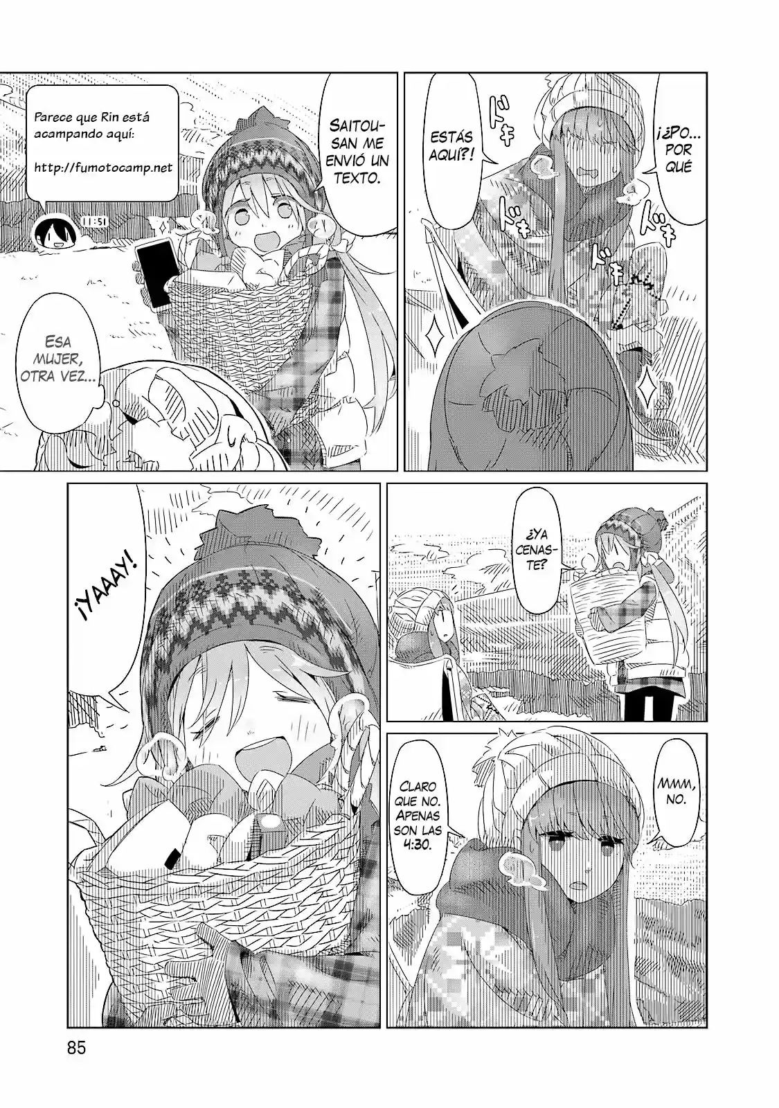 Yurucamp capítulo 3, página 23