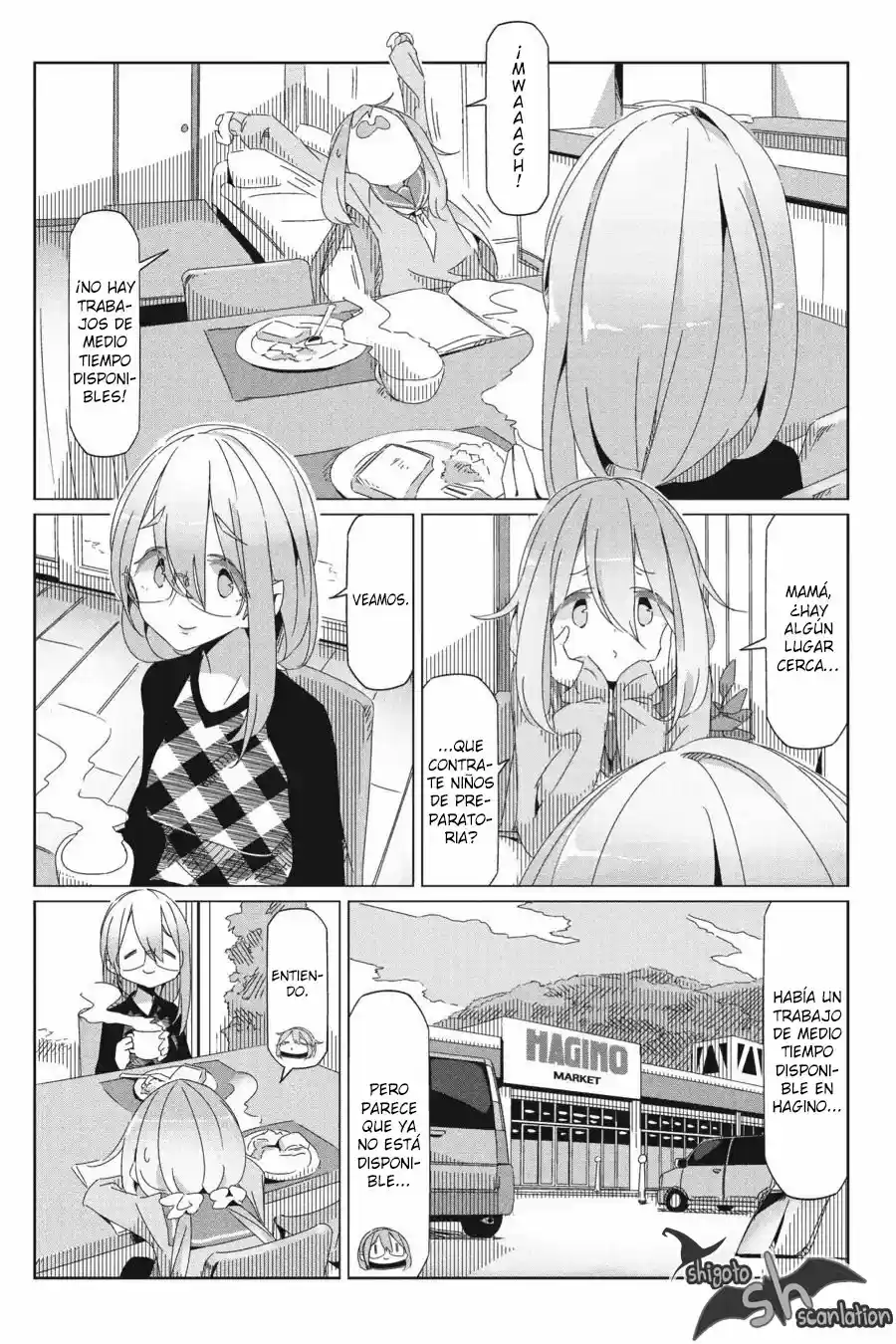 Yurucamp capítulo 30, página 3