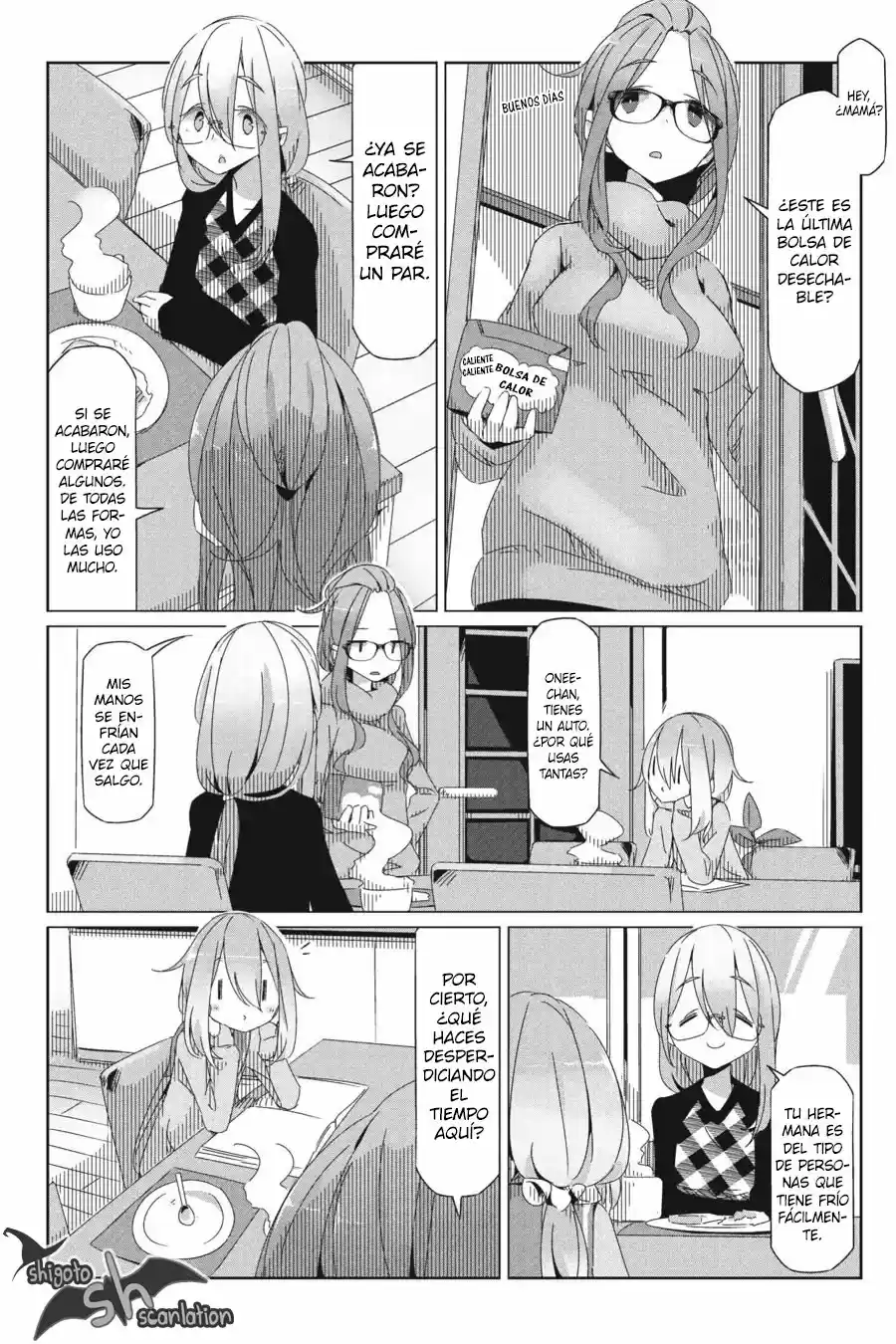 Yurucamp capítulo 30, página 4