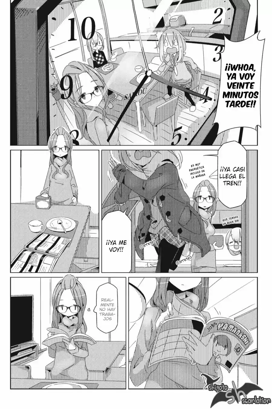 Yurucamp capítulo 30, página 5