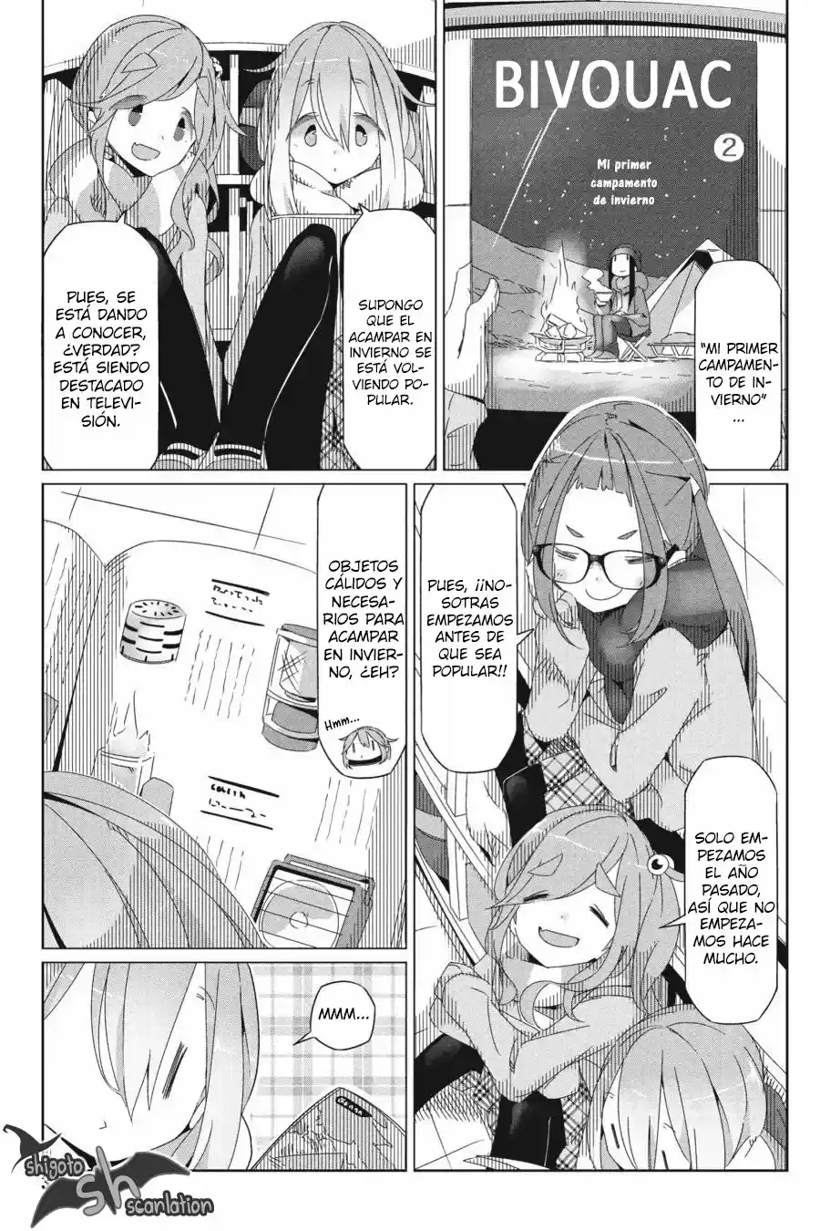 Yurucamp capítulo 30, página 10