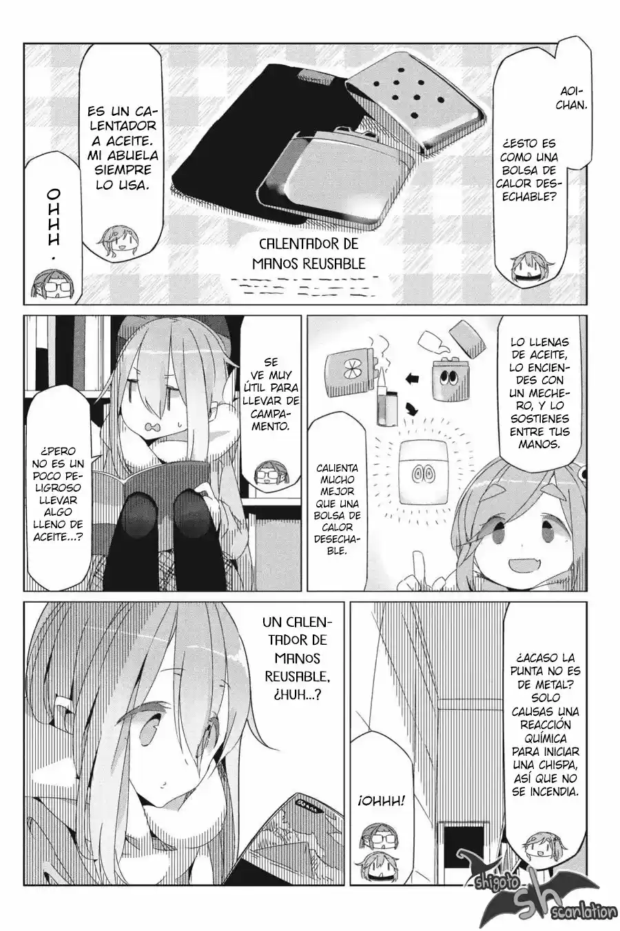 Yurucamp capítulo 30, página 11