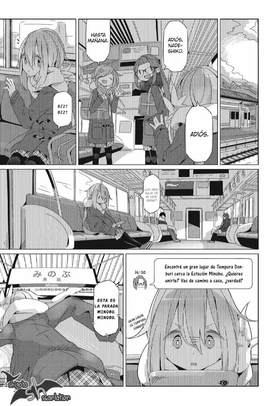 Yurucamp capítulo 30, página 12