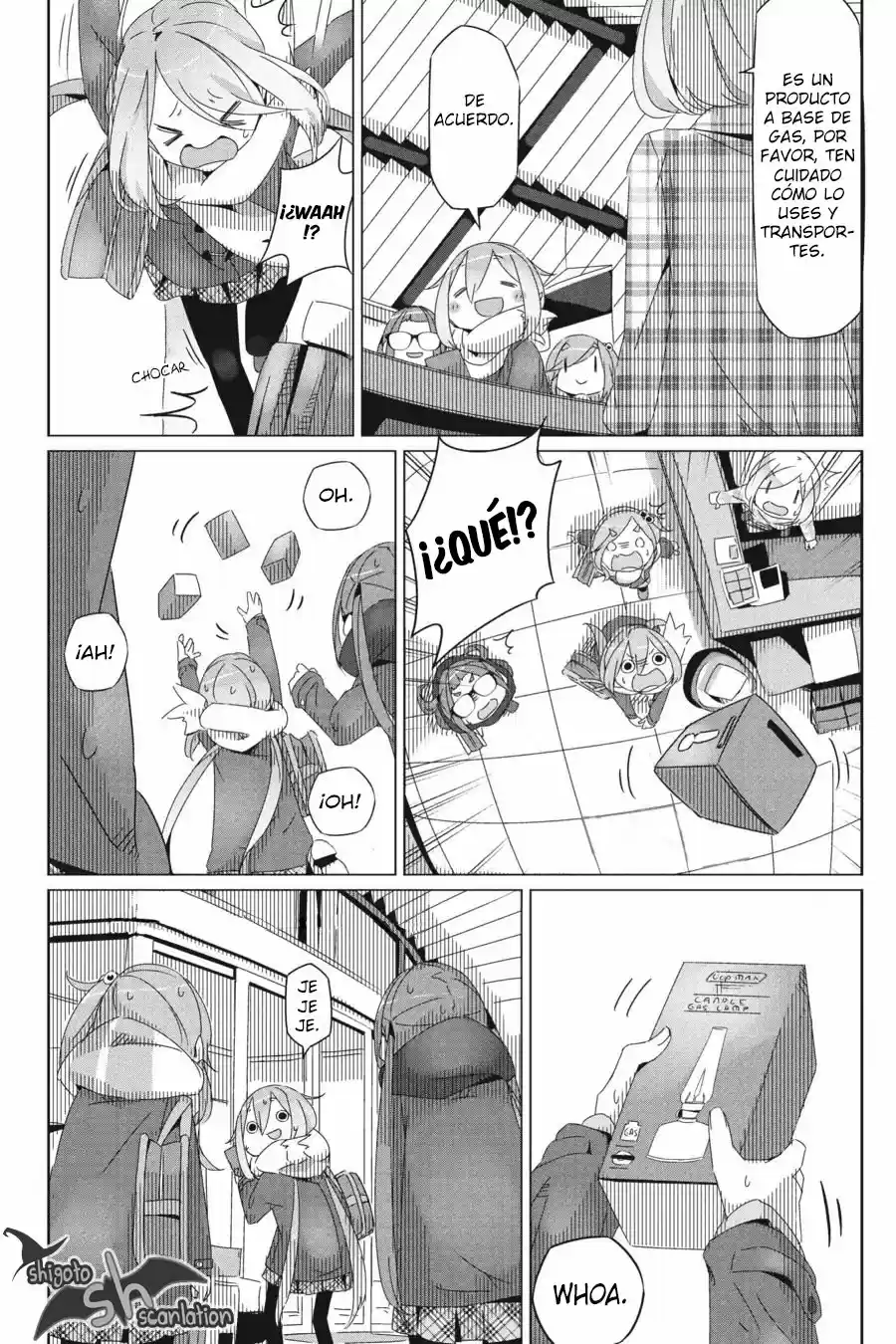Yurucamp capítulo 30, página 17