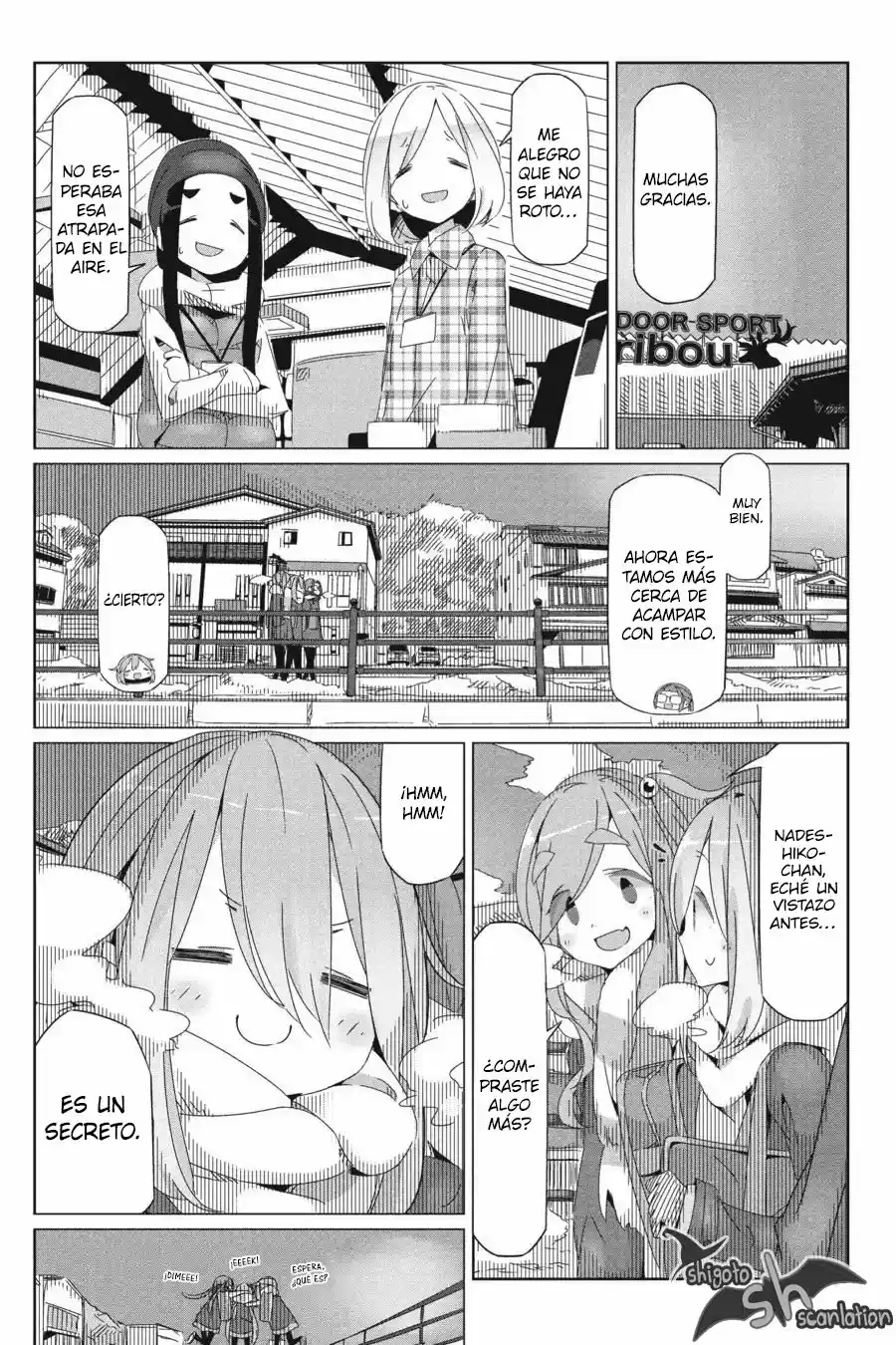 Yurucamp capítulo 30, página 18