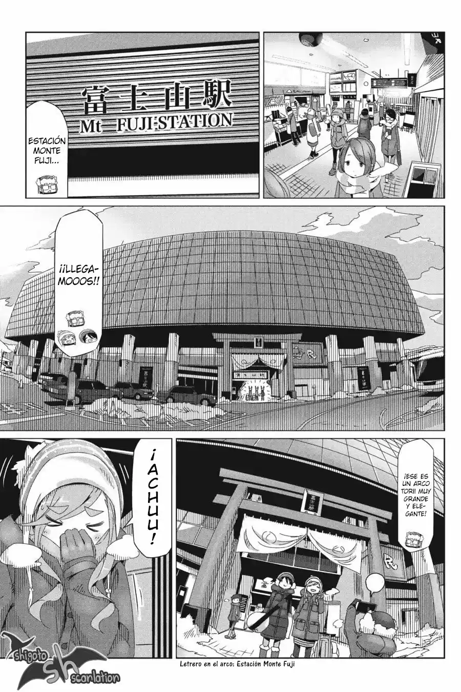 Yurucamp capítulo 31, página 2