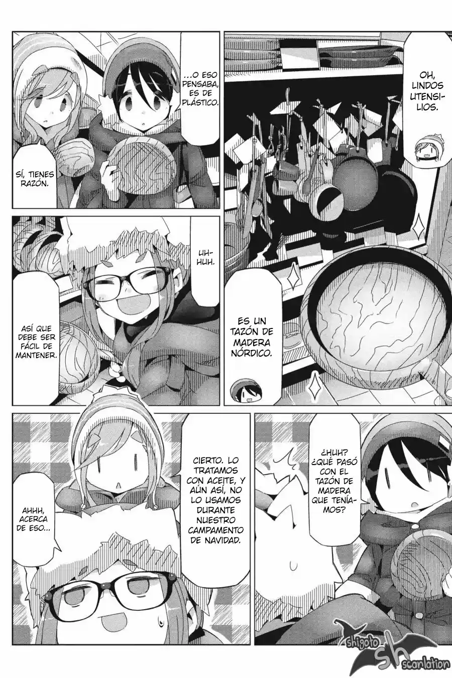 Yurucamp capítulo 31, página 15