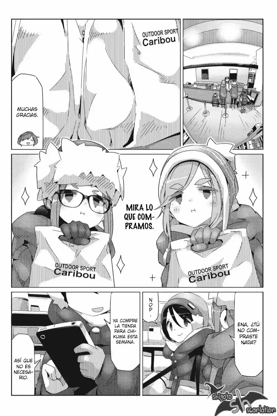 Yurucamp capítulo 31, página 20