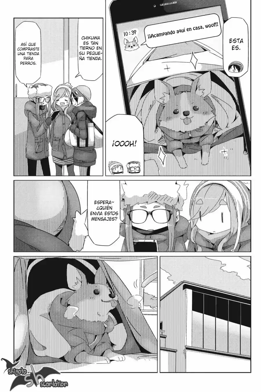 Yurucamp capítulo 31, página 21