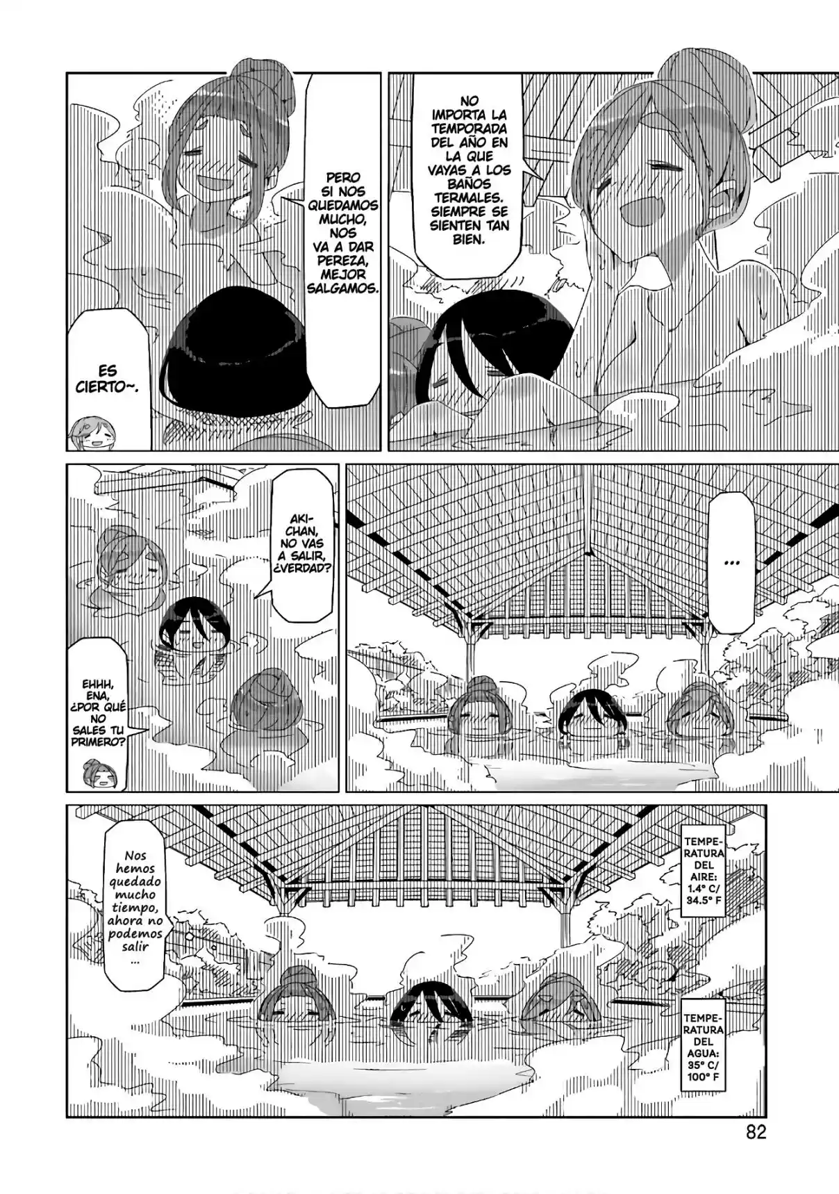 Yurucamp capítulo 32, página 2