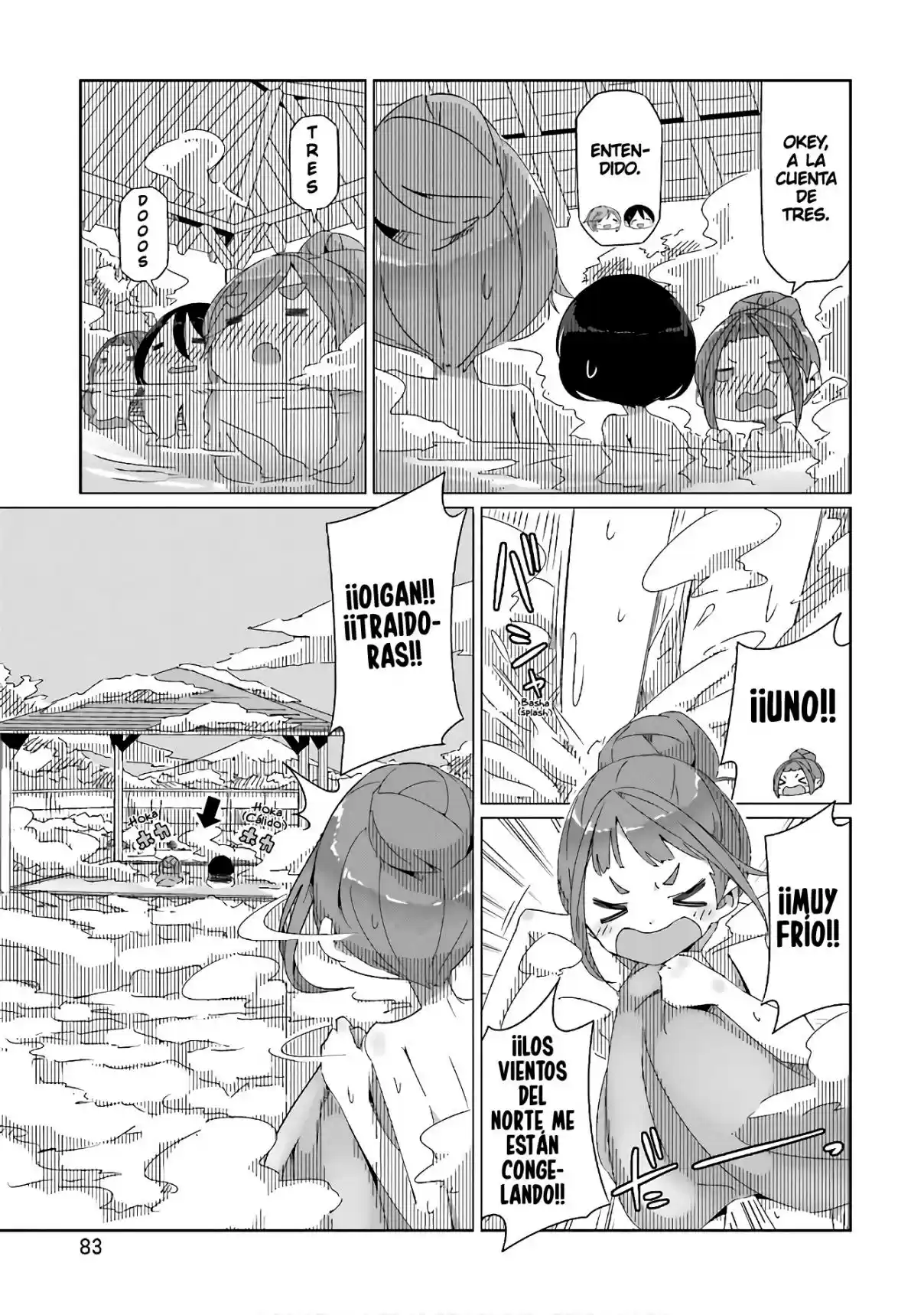 Yurucamp capítulo 32, página 3