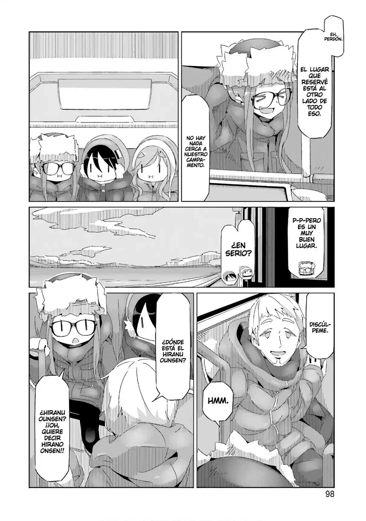 Yurucamp capítulo 32, página 18