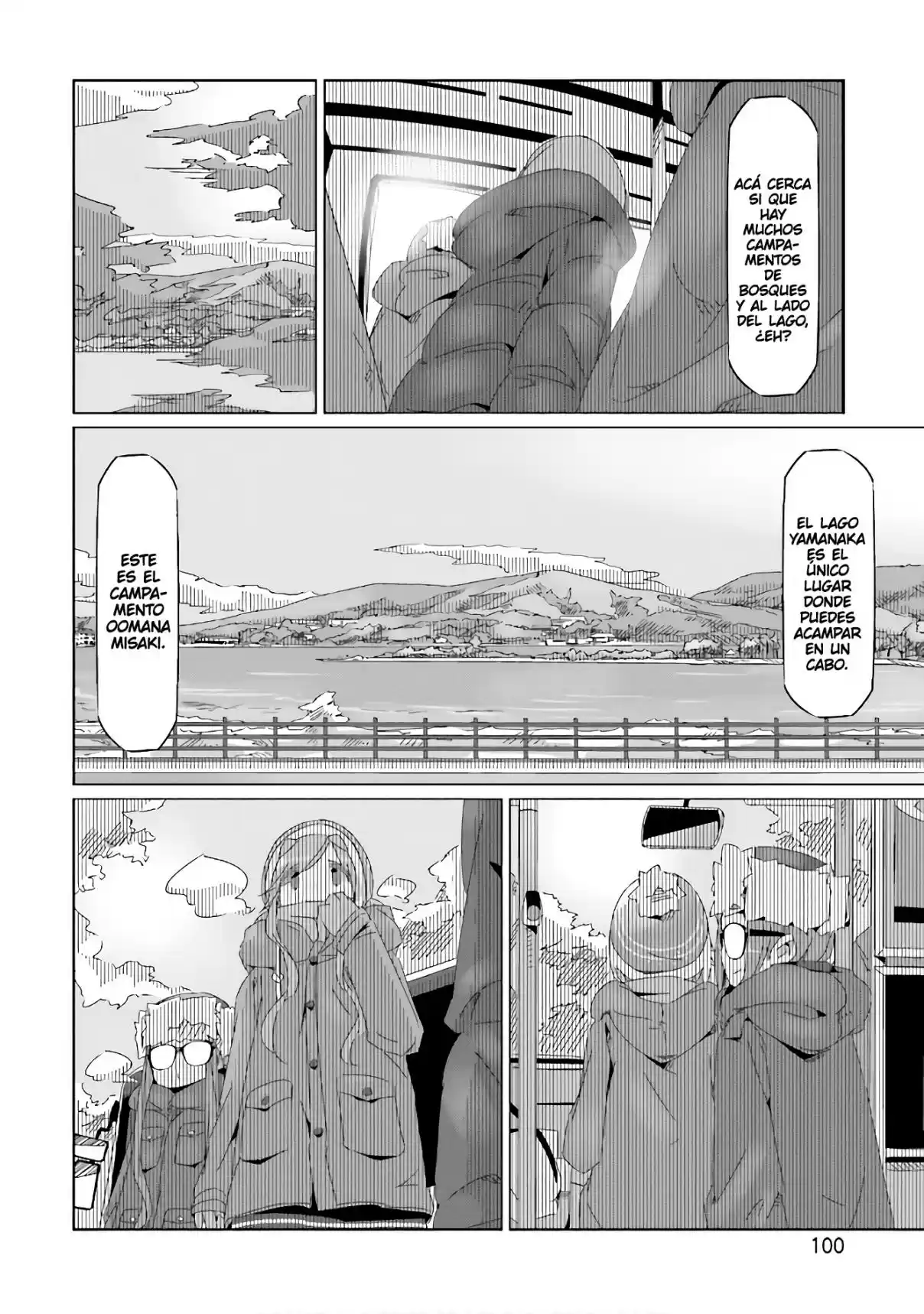 Yurucamp capítulo 32, página 20