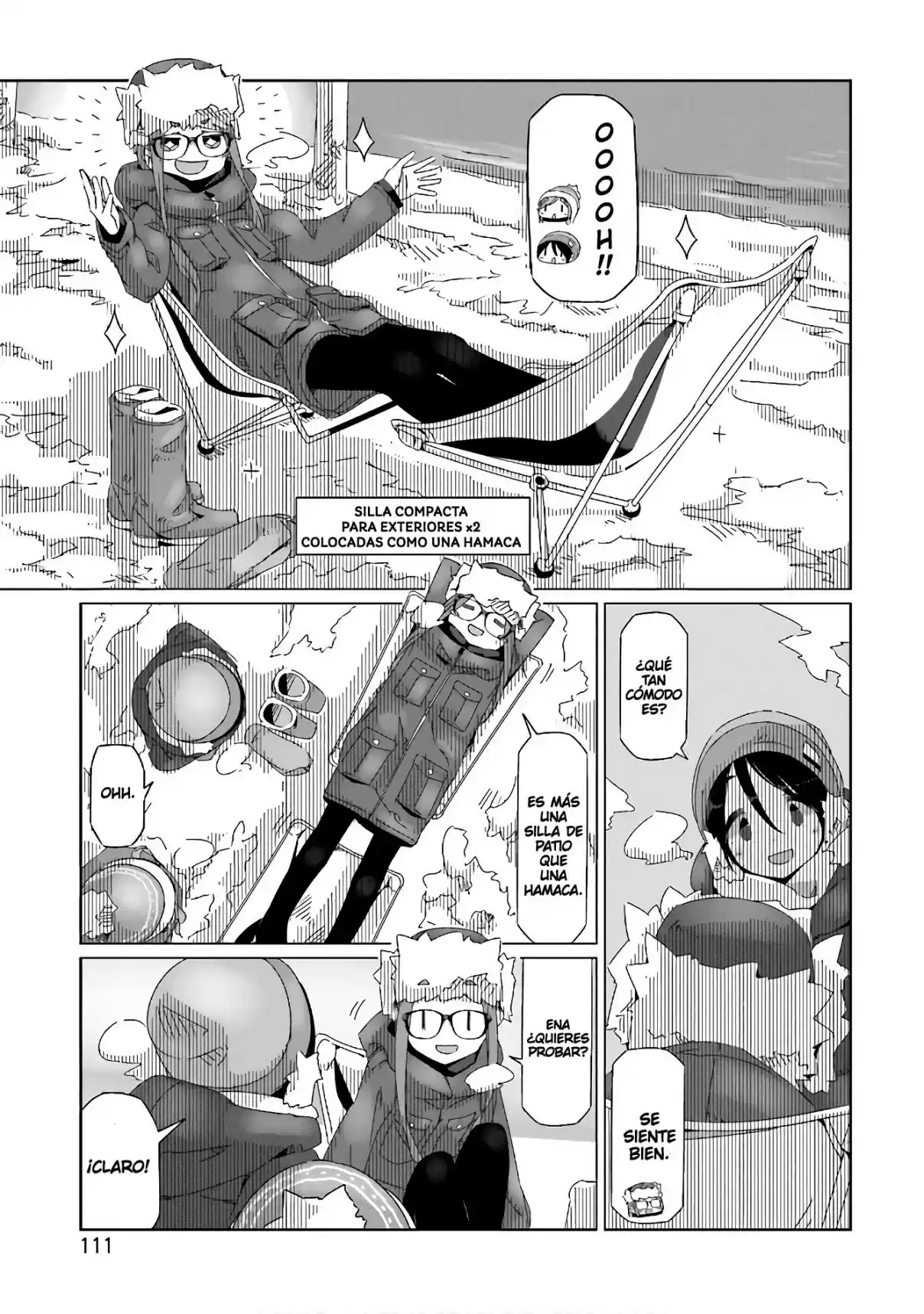 Yurucamp capítulo 33, página 5