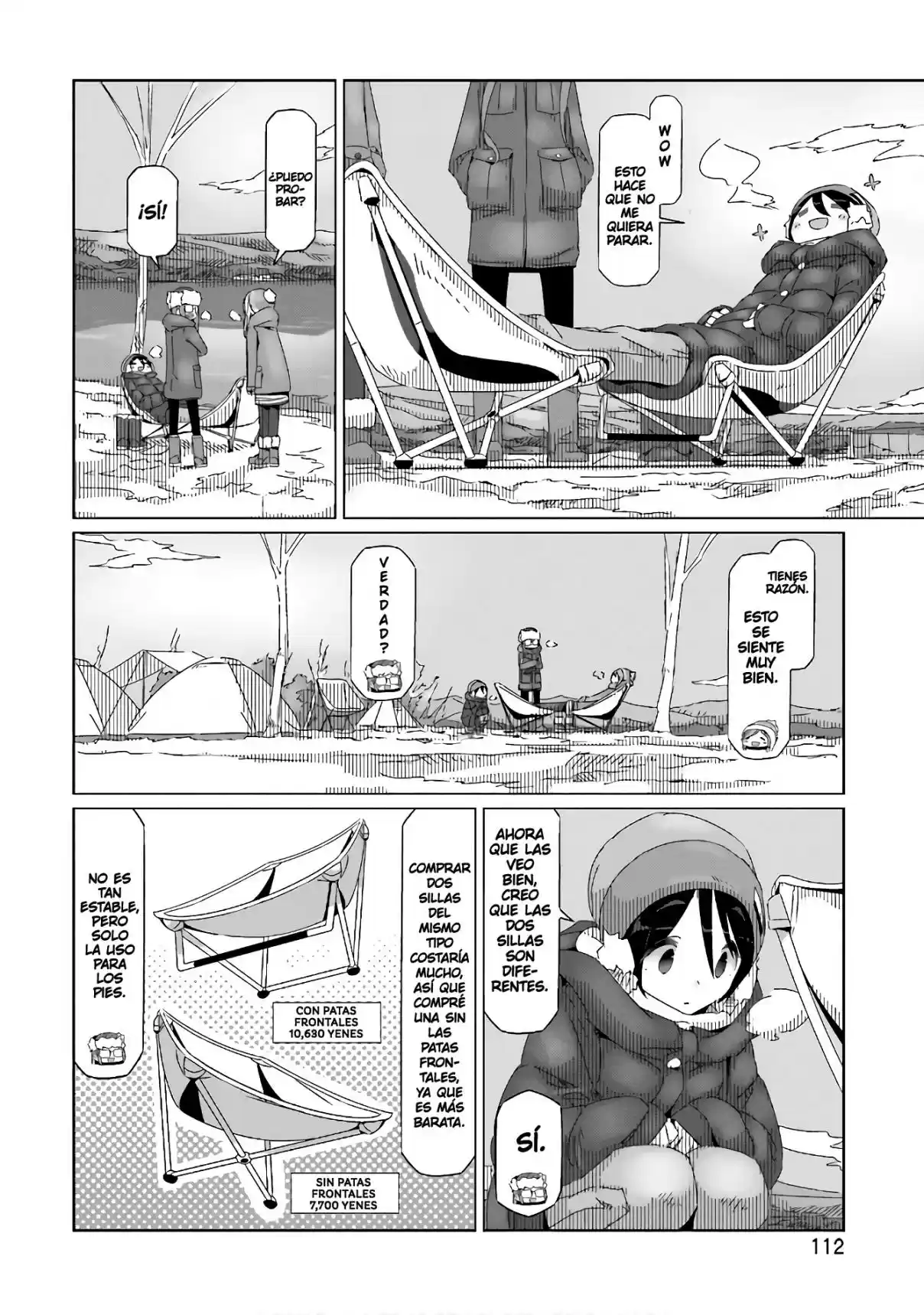 Yurucamp capítulo 33, página 6