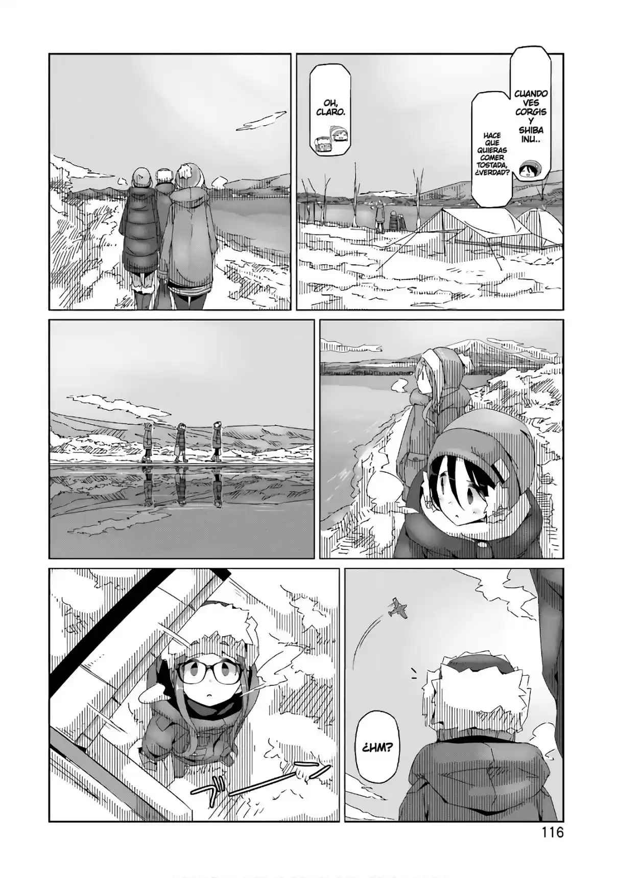 Yurucamp capítulo 33, página 10