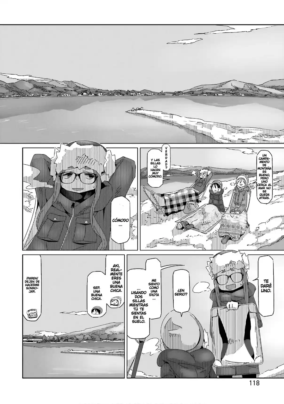 Yurucamp capítulo 33, página 12