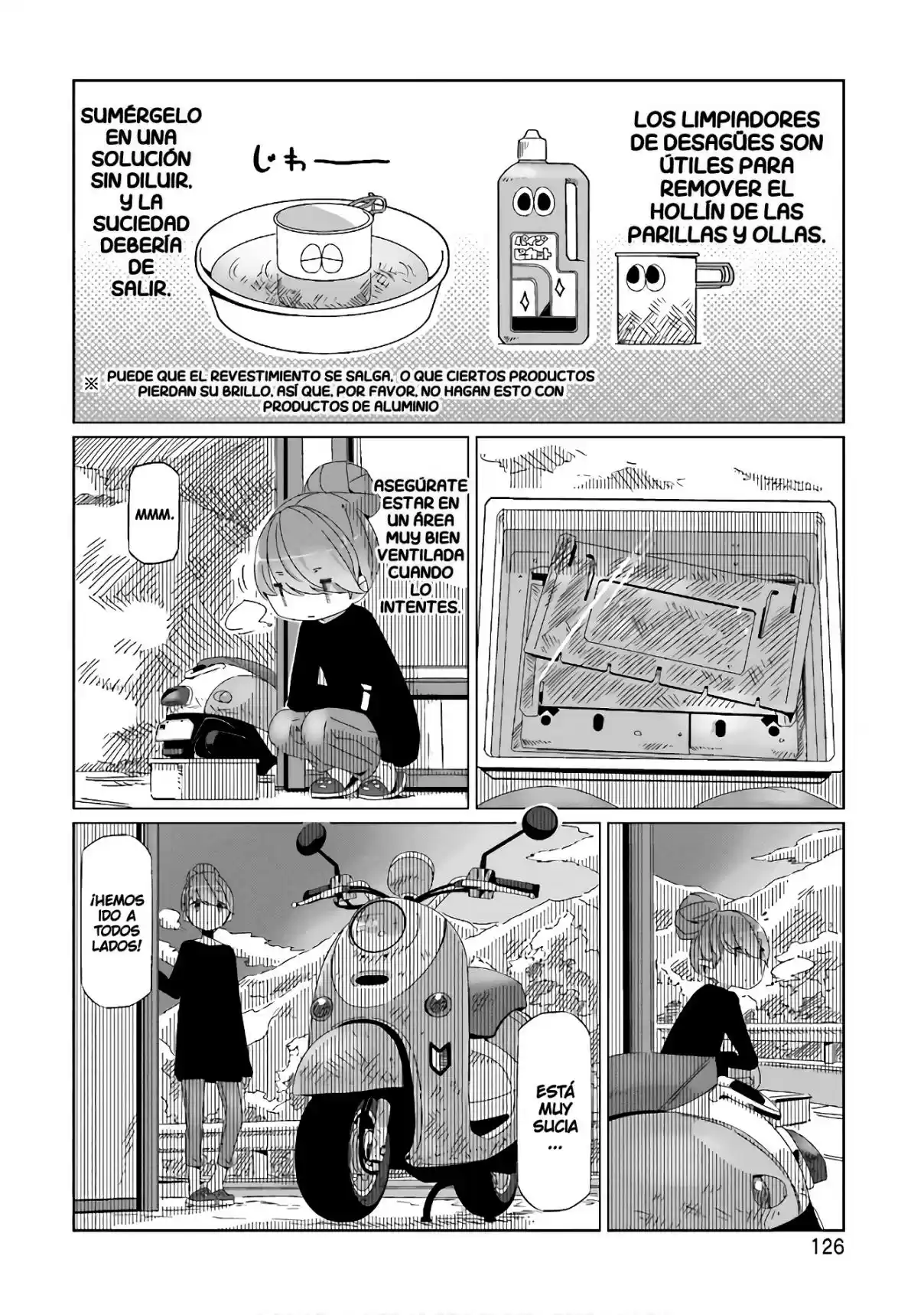 Yurucamp capítulo 33, página 20