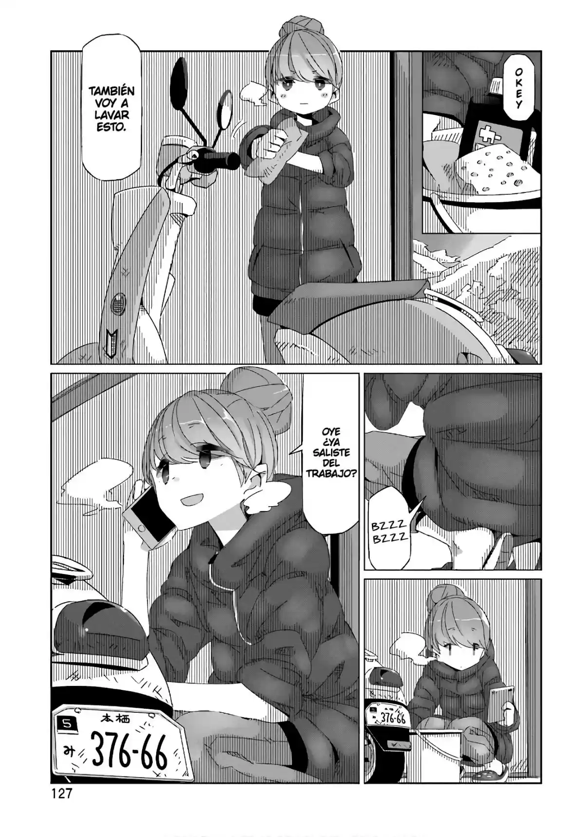 Yurucamp capítulo 33, página 21