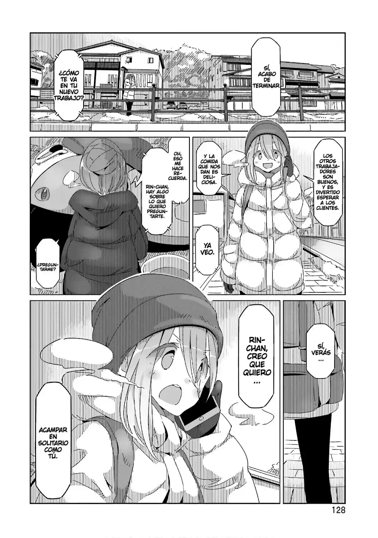 Yurucamp capítulo 33, página 22
