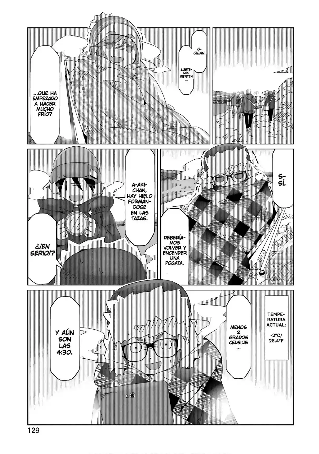 Yurucamp capítulo 33, página 23