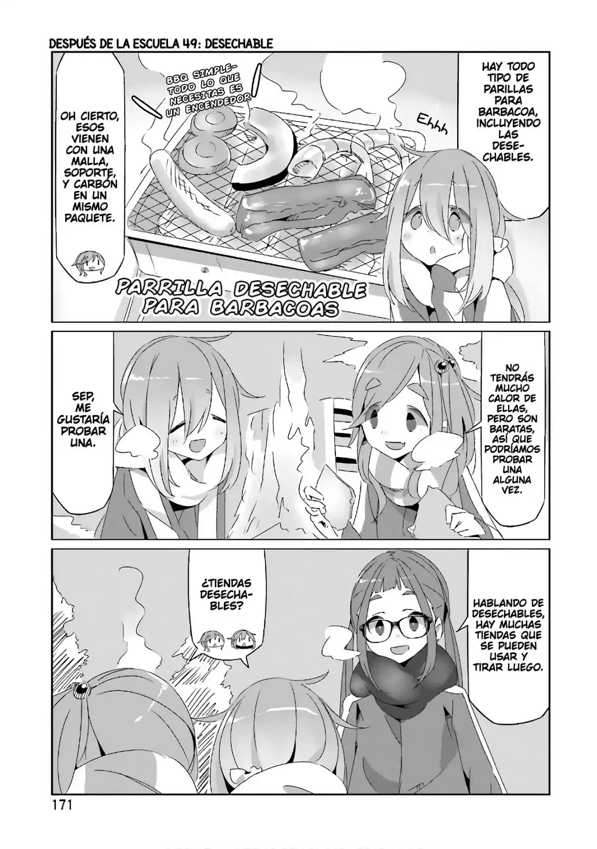 Yurucamp capítulo 34.5, página 14