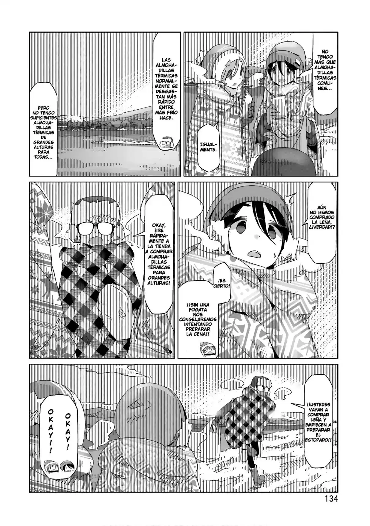 Yurucamp capítulo 34, página 2