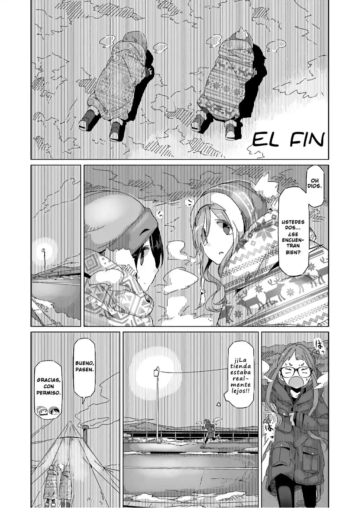 Yurucamp capítulo 34, página 5