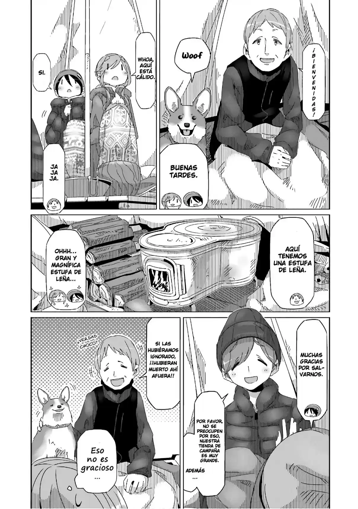 Yurucamp capítulo 34, página 7