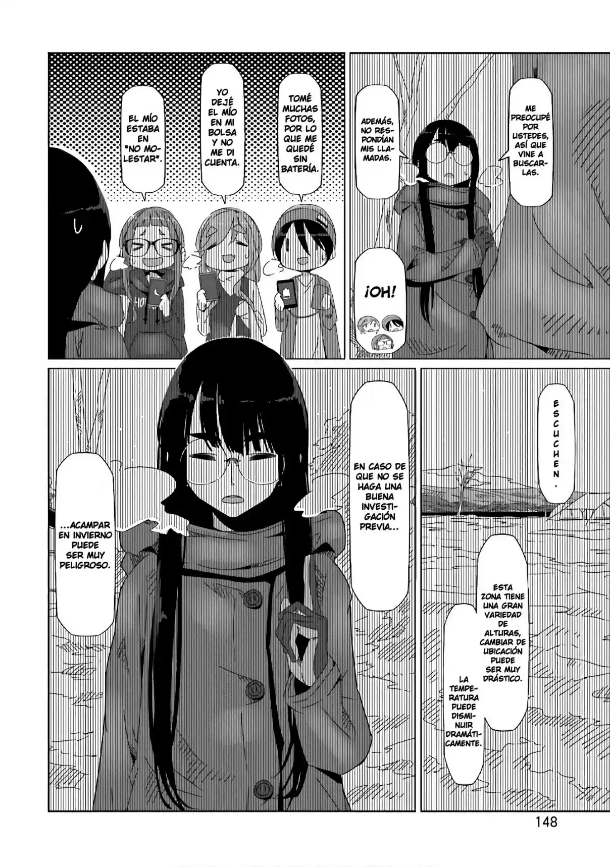 Yurucamp capítulo 34, página 16