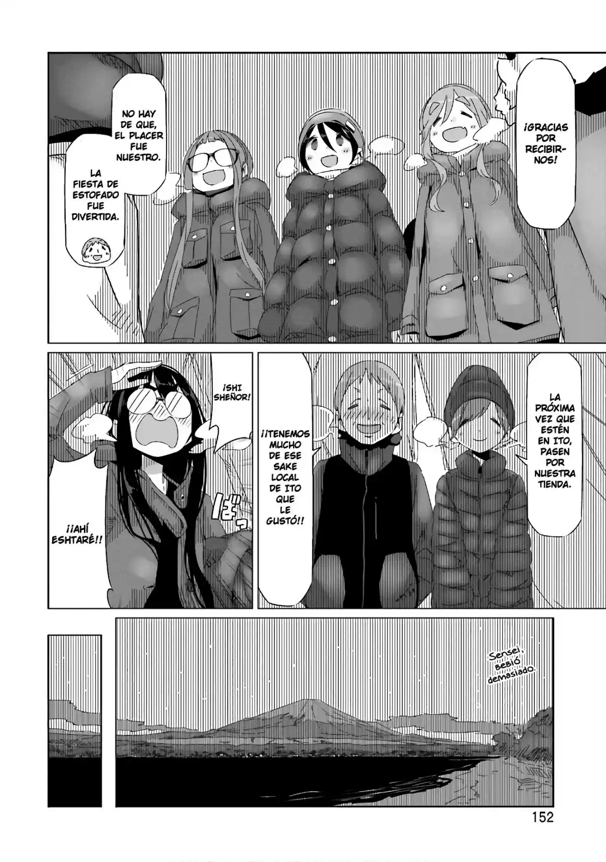 Yurucamp capítulo 34, página 20