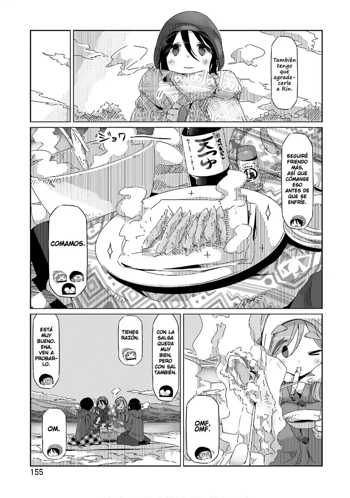 Yurucamp capítulo 34, página 23