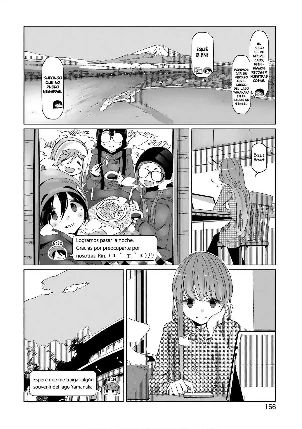 Yurucamp capítulo 34, página 24