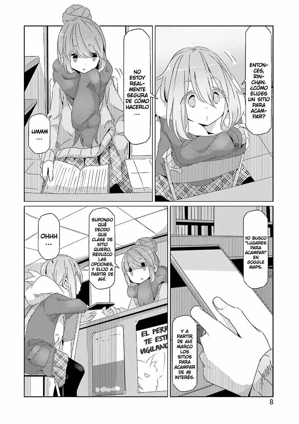Yurucamp capítulo 35, página 10