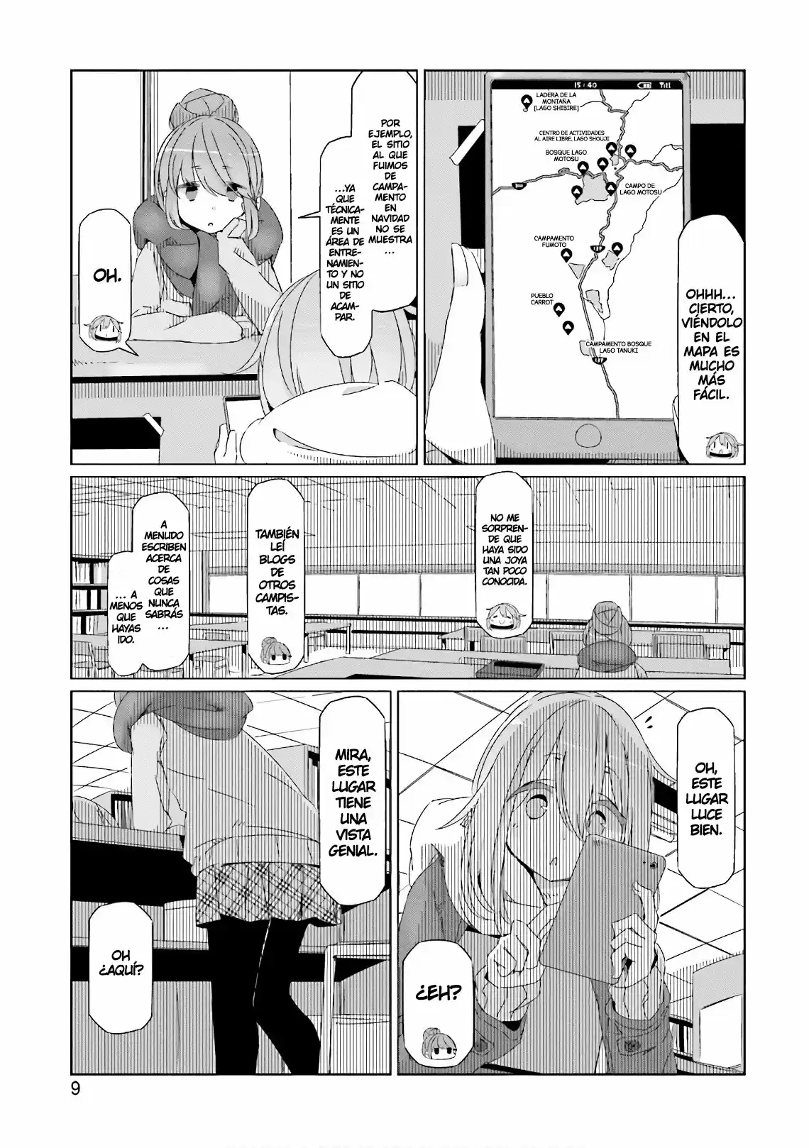 Yurucamp capítulo 35, página 11