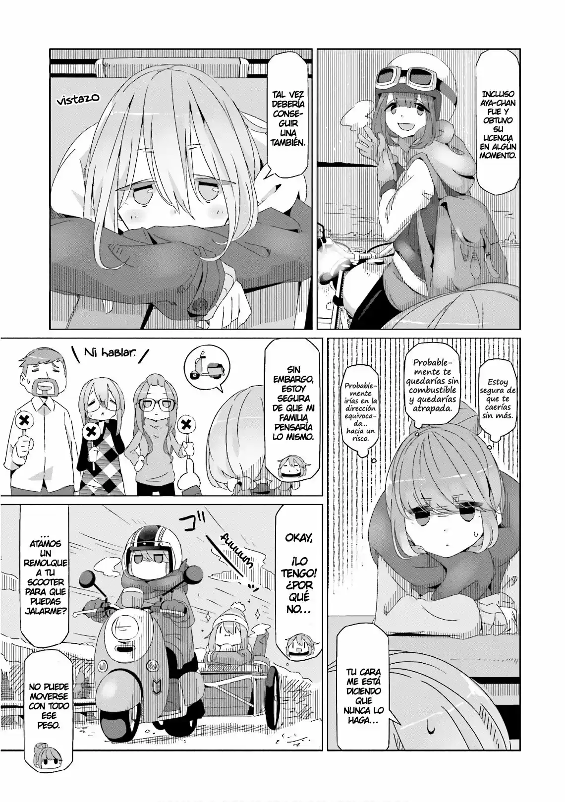 Yurucamp capítulo 35, página 13