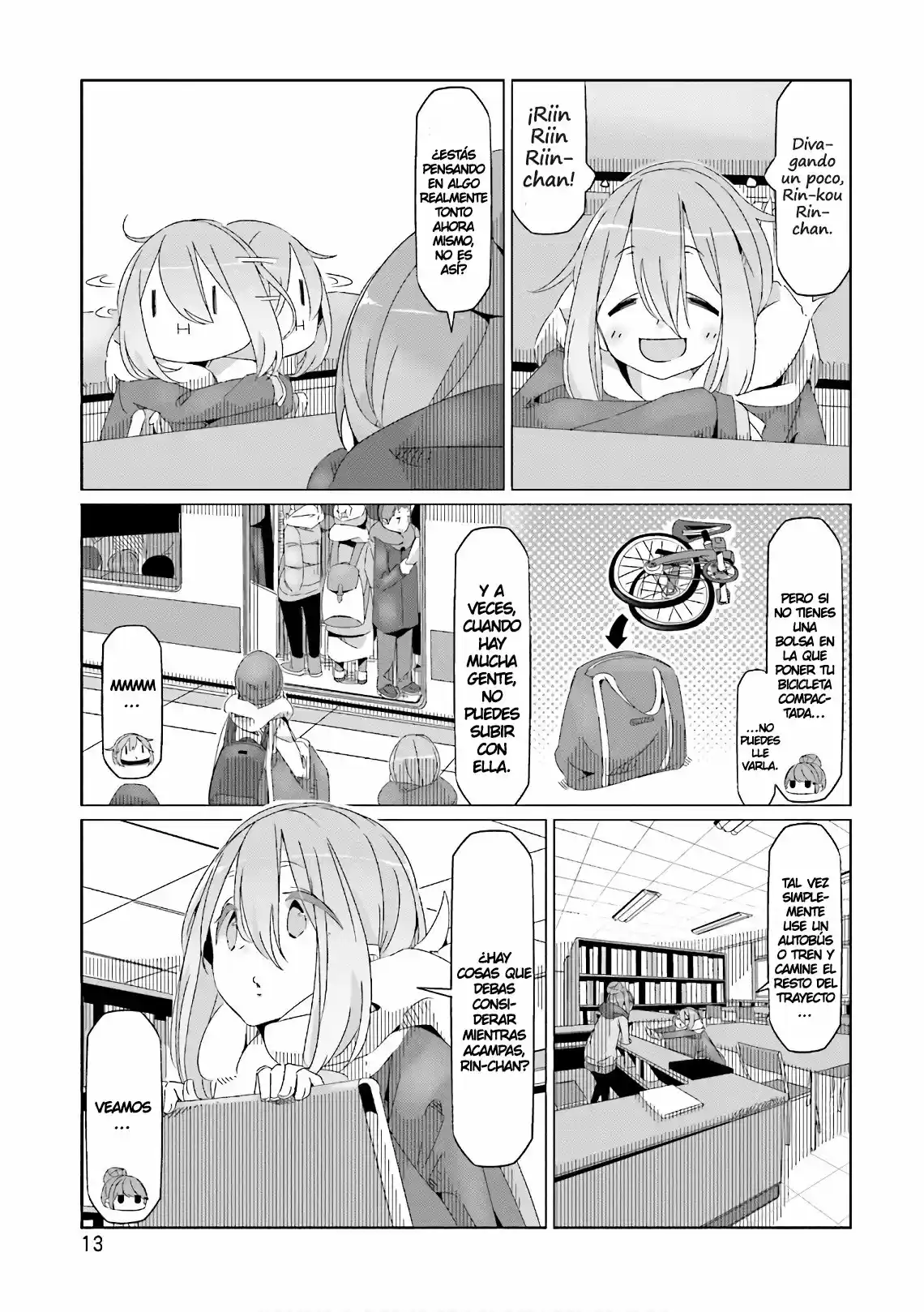Yurucamp capítulo 35, página 15